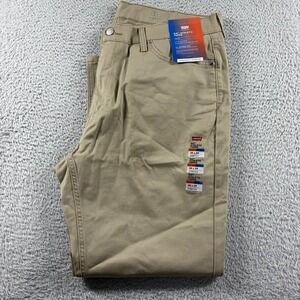Levi 541 Athletic Taper Pants Mens 38x29 Khaki Tan Stretch Trousers NWT